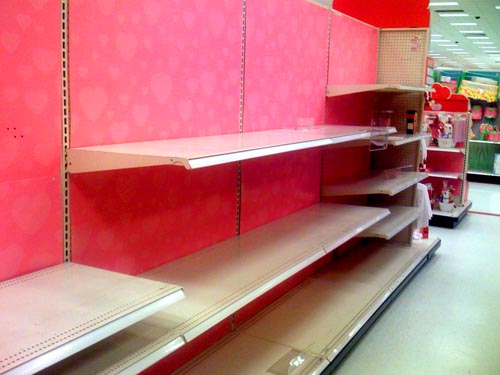 No Valentine's Day Candy at Target