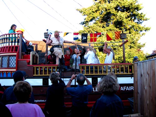 Pirates capturing the bride