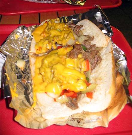 New York Cheesesteak sandwich