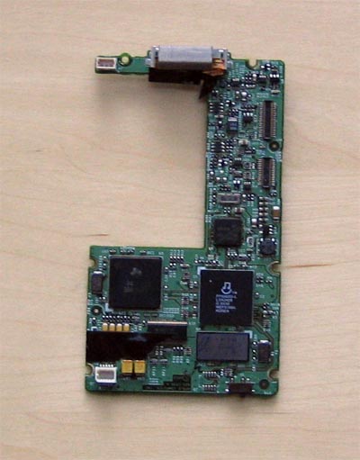 iPod circuit board