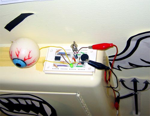 Eyeball Security System Circuit