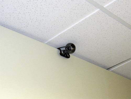 Eyeball security system webcam