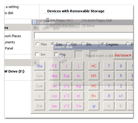 Transparent Calculator