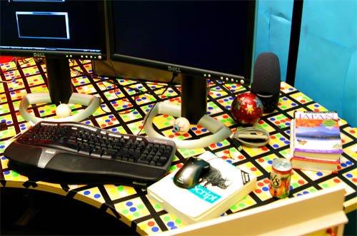 Rubik's Cubicle Desk